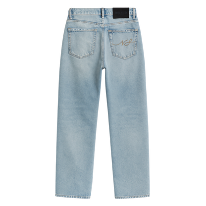 Relaxed Straight Fit Jeans Blue