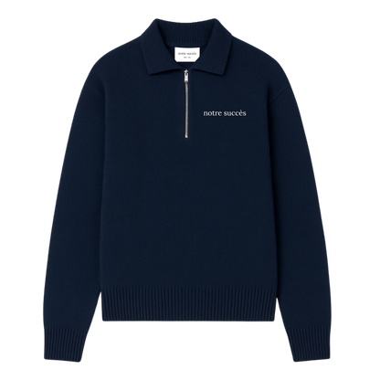 Wool Half Zip