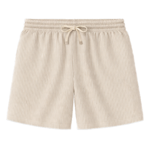Striped Linen Shorts