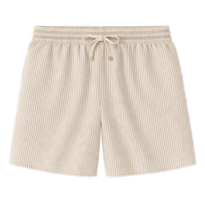 Striped Linen Shorts