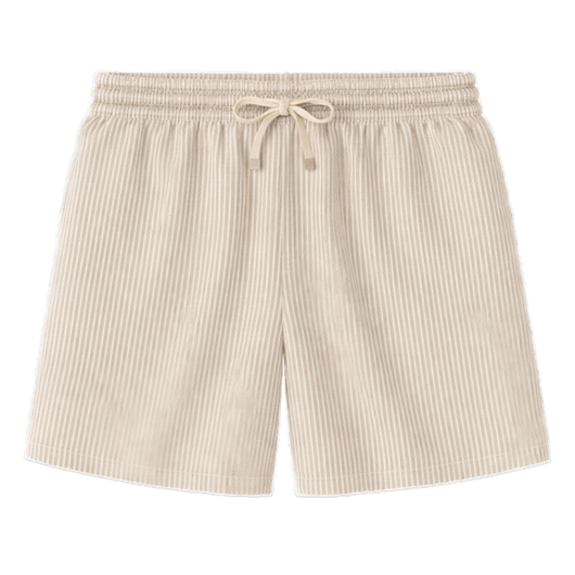 Striped Linen Shorts