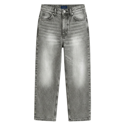 Relaxed Straight Fit Jeans Grey