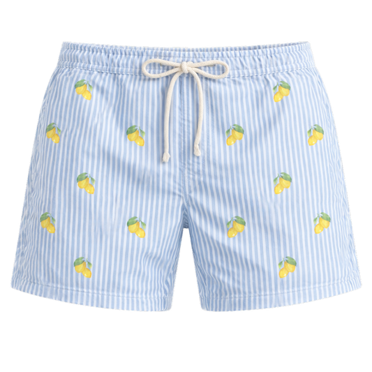 Amalfi Lemon Swimshorts
