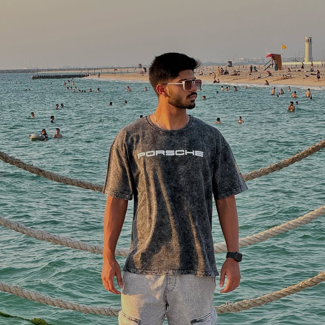 PORSCHE ACID WASH UNISEX T-SHIRT