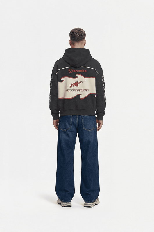 Ducati "Nitro" Racing Oversized Hoodie - Alpinestars Edition