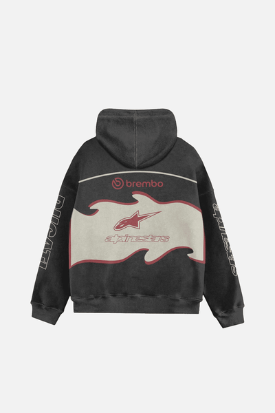 Ducati "Nitro" Racing Oversized Hoodie - Alpinestars Edition