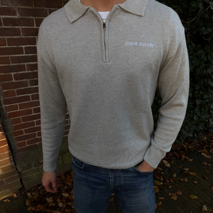 Wool Half Zip